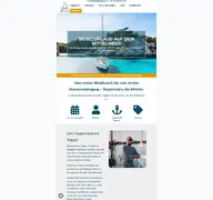 Kleine Seitenvorschau von sailtheblue.de