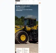 Kleine Seitenvorschau von kuhn-baumaschinen.de