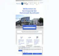 Kleine Seitenvorschau von portal.buxtehude.de