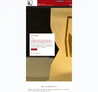 Kleine Seitenvorschau von memorial.de