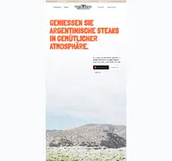 Kleine Seitenvorschau von mendoza-steak.de