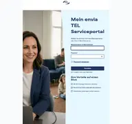 Kleine Seitenvorschau von portal.enviatel.de