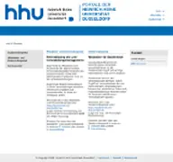 Kleine Seitenvorschau von portale.uni-duesseldorf.de