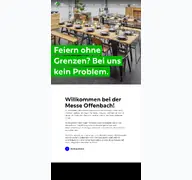 Kleine Seitenvorschau von messe-offenbach.de