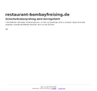 Kleine Seitenvorschau von restaurant-bombayfreising.de