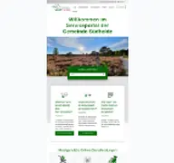 Kleine Seitenvorschau von portal.gemeinde-suedheide.de