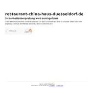 Kleine Seitenvorschau von restaurant-china-haus-duesseldorf.de