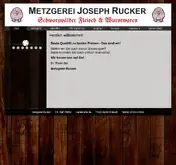 Kleine Seitenvorschau von metzgerei-rucker.de