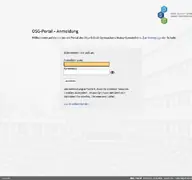 Kleine Seitenvorschau von portal.osg-mainz.de