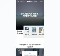 Kleine Seitenvorschau von faac.de