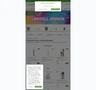 Kleine Seitenvorschau von madvapes.de