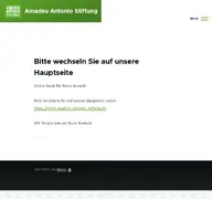 Kleine Seitenvorschau von crm.amadeu-antonio-stiftung.de