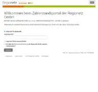 Kleine Seitenvorschau von portal.regionetz.de