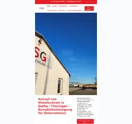 Kleine Seitenvorschau von msg-metallrecycling.de