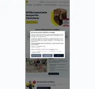 Kleine Seitenvorschau von portal.schaden.c.huk.de