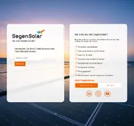 Kleine Seitenvorschau von portal.segensolar.de