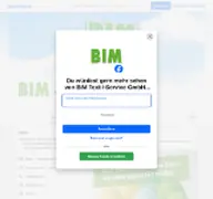 Kleine Seitenvorschau von facebook.bim.de