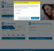 Kleine Seitenvorschau von portal.stadtwerke-bernau.de
