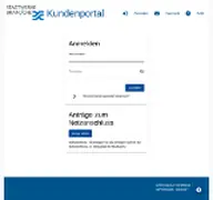 Kleine Seitenvorschau von portal.stadtwerke-bramsche.de