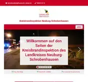 Kleine Seitenvorschau von feuerwehr-ndsob.de