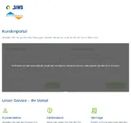 Kleine Seitenvorschau von portal.stwb.de