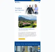 Kleine Seitenvorschau von fachklinik-bad-heilbrunn.de