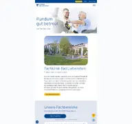 Kleine Seitenvorschau von fachklinik-bad-liebenstein.de