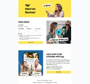 Kleine Seitenvorschau von kalorienrechner.wpfcommunity.de