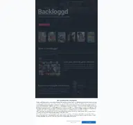 Kleine Seitenvorschau von backloggd.com