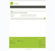 Kleine Seitenvorschau von post.aruna.de