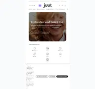 Kleine Seitenvorschau von juut.de