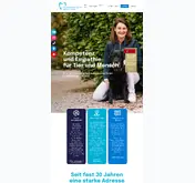 Kleine Seitenvorschau von fachtierarztpraxis-bergstrasse.de