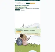 Kleine Seitenvorschau von greenvest.de