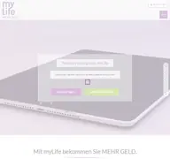 Kleine Seitenvorschau von mylife-leben.de