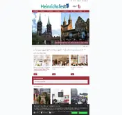 Kleine Seitenvorschau von heinrichsfest.de