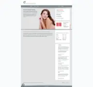 Kleine Seitenvorschau von facial-beauty.de