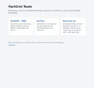 Kleine Seitenvorschau von factgrid-tools.geschichte.uni-halle.de