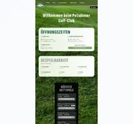 Kleine Seitenvorschau von potsdamer-golfclub.de