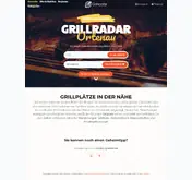 Kleine Seitenvorschau von grillradar.de