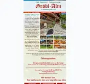 Kleine Seitenvorschau von groebl-alm.de