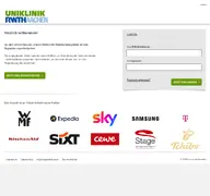 Kleine Seitenvorschau von ukaachen.mitarbeiterangebote.de