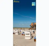 Kleine Seitenvorschau von strandhotelstpeterording.de