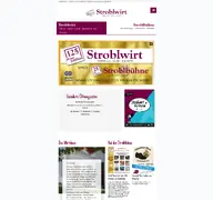 Kleine Seitenvorschau von stroblwirt.de