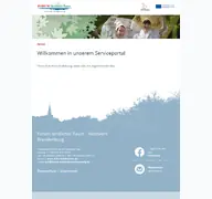 Kleine Seitenvorschau von service.forum-netzwerk-brandenburg.de