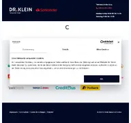 Kleine Seitenvorschau von santander.drkleinservice.de