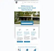 Kleine Seitenvorschau von serviceportal.stadt-bad-harzburg.de