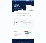 Kleine Seitenvorschau von owncloud.org
