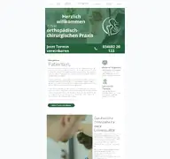 Kleine Seitenvorschau von arthro-praxis.de