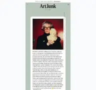 Kleine Seitenvorschau von artjunk.de