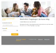 Kleine Seitenvorschau von fragebogen-online.bahn-bkk.de